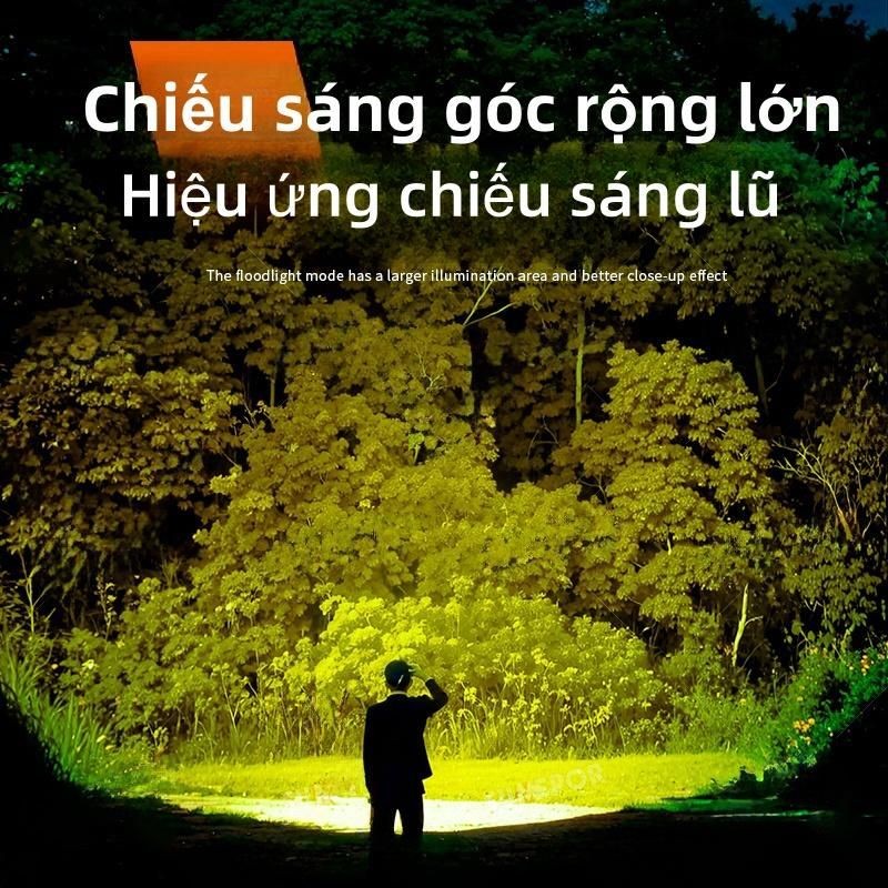 Đèn pin đội đầu siêu sáng
